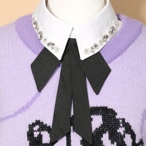 blouse shirt collar with embroidery embroidered